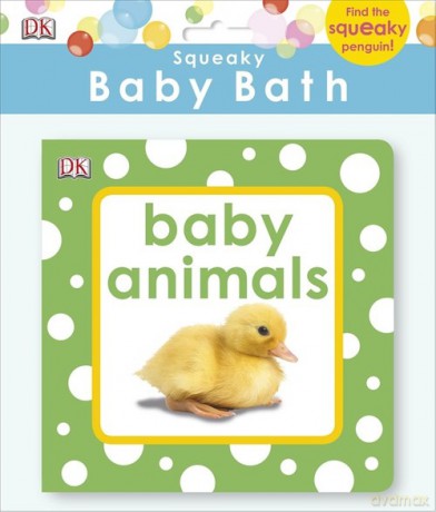 Squeaky Baby Bath Book Baby Animals [KSIĄŻKA]