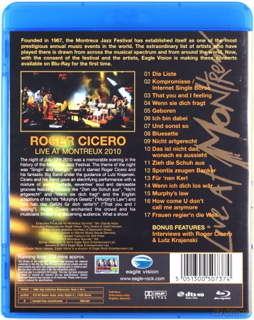 Roger Cicero: Live At Montreux 2010 [Blu-Ray]