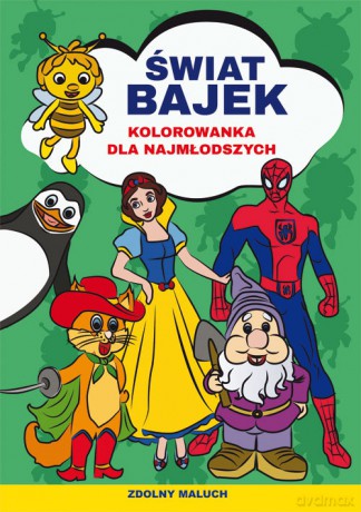 Świat bajek Kolorowanka dla najmłodszych - Patrycja Nowacka [KSIĄŻKA]
