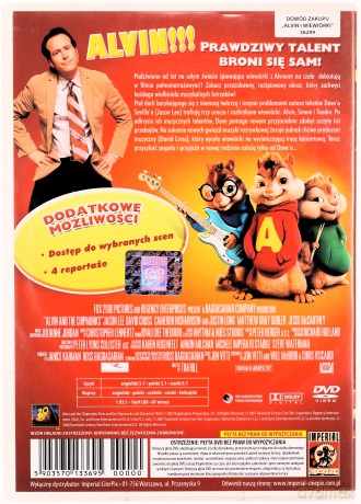 Alvin i wiewiórki [DVD]
