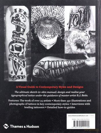 The Graphic Art of Tattoo Lettering - B.J. Betts, Nick Schonberger [KSIĄŻKA]