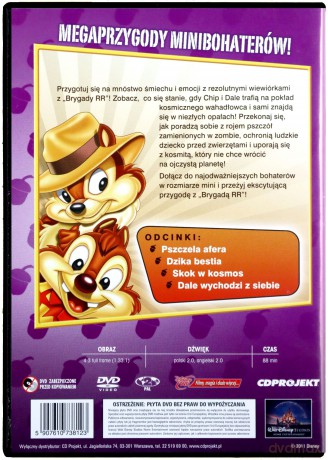 Chip i Dale. Brygada RR przygoda 3 odc. 9-12 (Disney) [DVD]