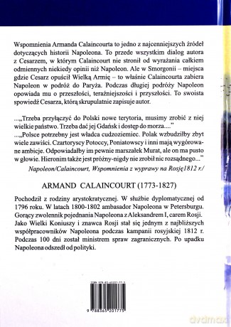 Wspomnienia z wyprawy na Moskwę 1812 r. - Armand Caulaincourt [KSIĄŻKA]