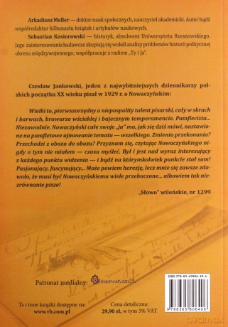 Z bojów Adolfa Nowaczyńskiego Wybór źródeł [KSIĄŻKA]