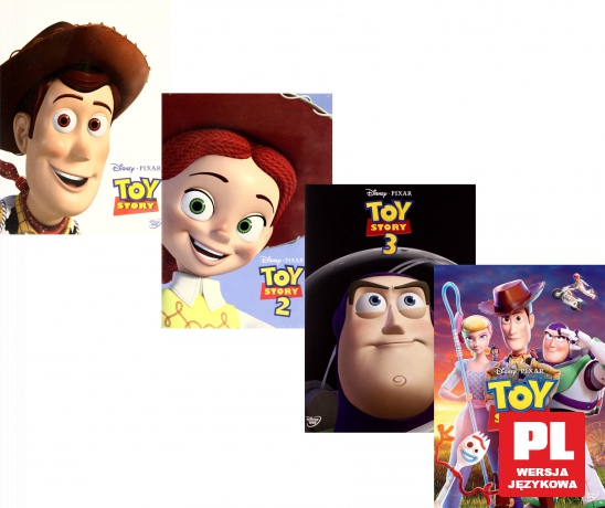 Toy Story / Toy Story 2 / Toy Story 3 / Toy Story 4 Pakiet (Disney) [4DVD]