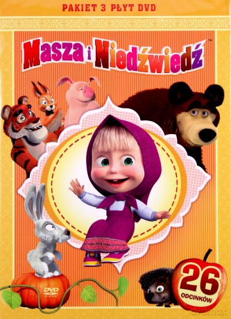Masza i Niedźwiedź Sezon 1-3 Część 1-10 [BOX] [10DVD]