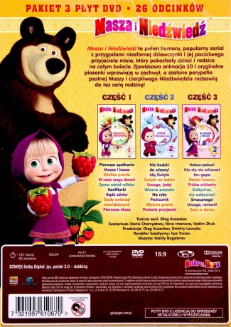 Masza i Niedźwiedź Sezon 1-3 Część 1-10 [BOX] [10DVD]