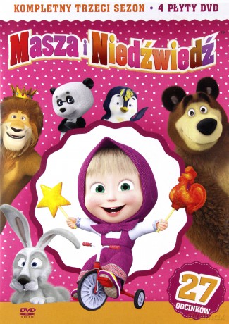 Masza i Niedźwiedź Sezon 1-3 Część 1-10 [BOX] [10DVD]