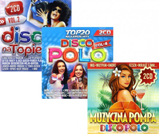 Disco na Topie vol. 2 / Top 20 Najlepsze Hity Disco Polo vol. 4 / Muzyczna Pompa Disco Polo Pakiet [6CD]
