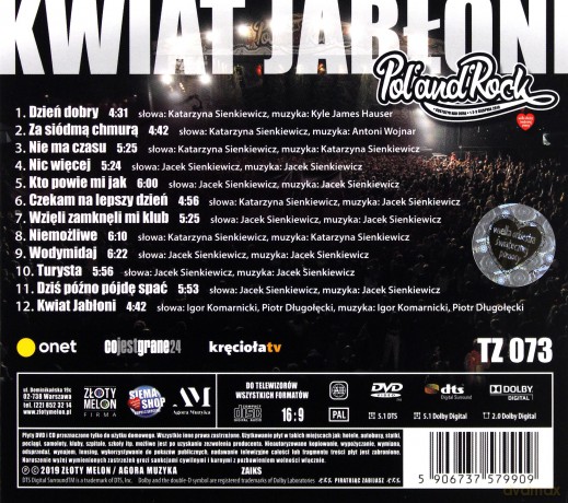 Kwiat Jabłoni: Live POL?AND?ROCK FESTIVAL 2019 [CD]+[DVD]