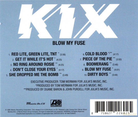 Kix: Blow My Fuse [CD]