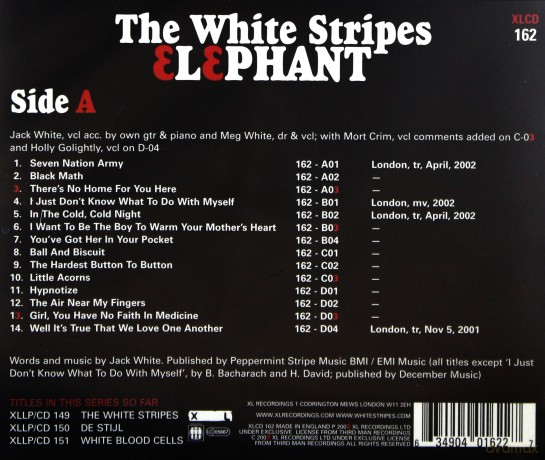 The White Stripes: Elephant [CD]