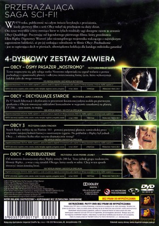 Obcy Quadrilogy Kolekcja wersja rozszerzona [4DVD]