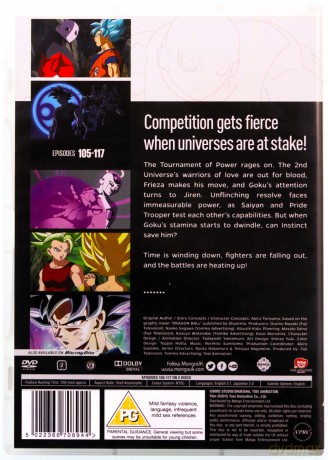 Dragon Ball Super Part 9 (Episodes 105-117) [2DVD]