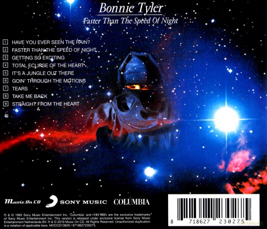 Bonnie Tyler: Faster Than The Speed Of Night [CD]