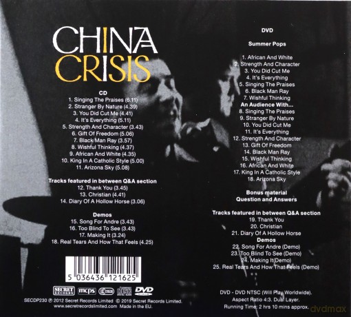 China Crisis: Greatest Hits Live [2CD]