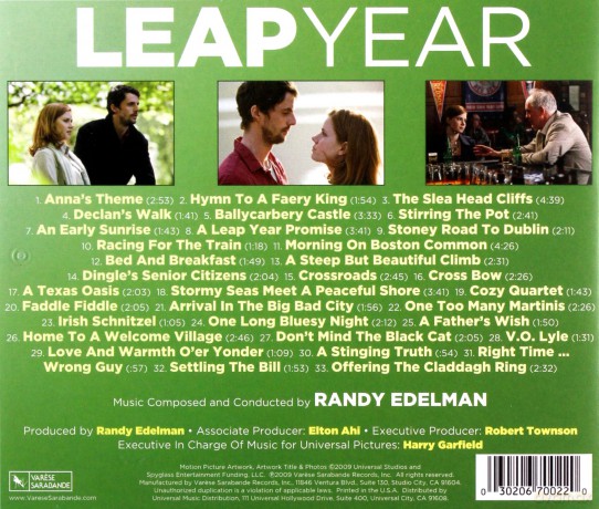 Leap Year soundtrack [CD]