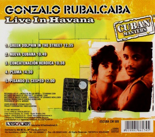 Gonzalo Rubalcaba: Live In Havana [CD]