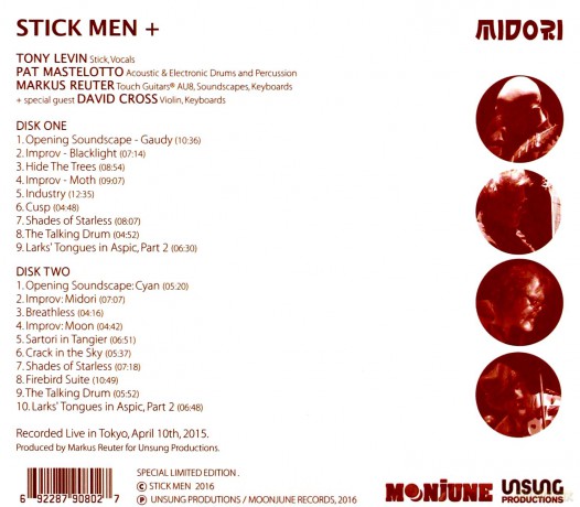Stick Men: Midori [2CD]