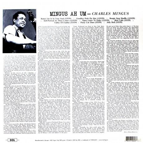Charles Mingus: Mingus Ah Um (Blue) [Winyl]