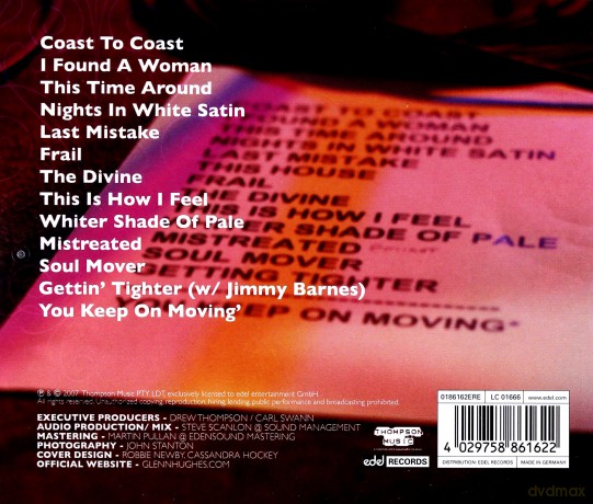 Glenn Hughes: Live In Australia [CD]
