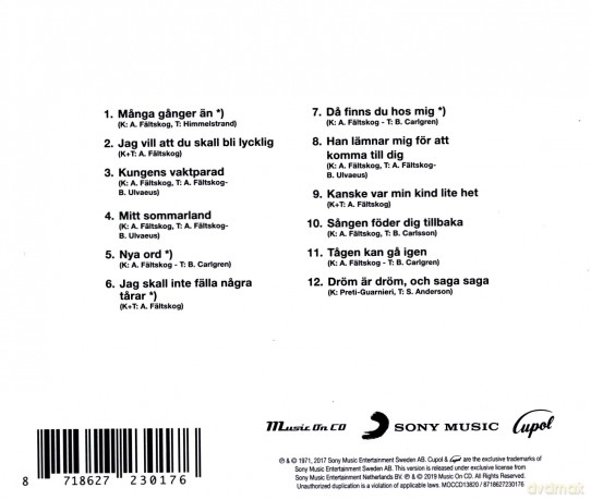 Agnetha Faltskog: Nar En Vacker Tanke Blik En Sang [CD]