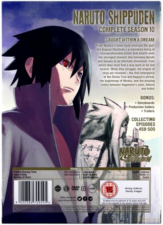 Naruto Shippuden Complete Season 10 (Episodes 459-500) [6DVD]