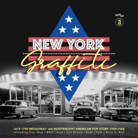 New York Graffiti - 1619-1750 Broadway - An Independent American Pop Story 1958-1968 [4CD]