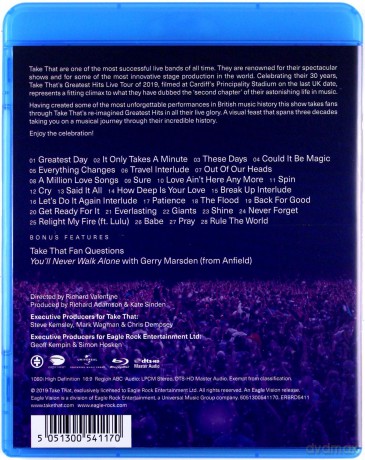 Take That: Odyssey - Greatest [Blu-Ray]
