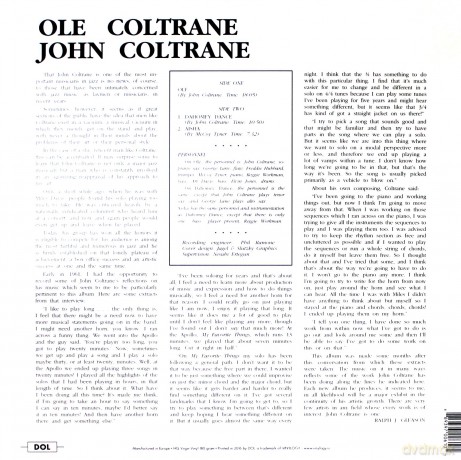 John Coltrane: Ole (Blue) [Winyl]