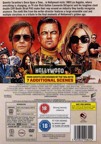 Pewnego razu w Hollywood [DVD]