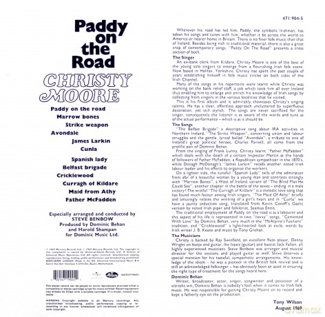 Christy Moore: Paddy On The Road [Winyl]
