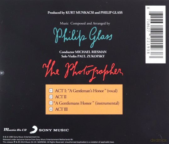 Philip Glass: Photographer [CD]