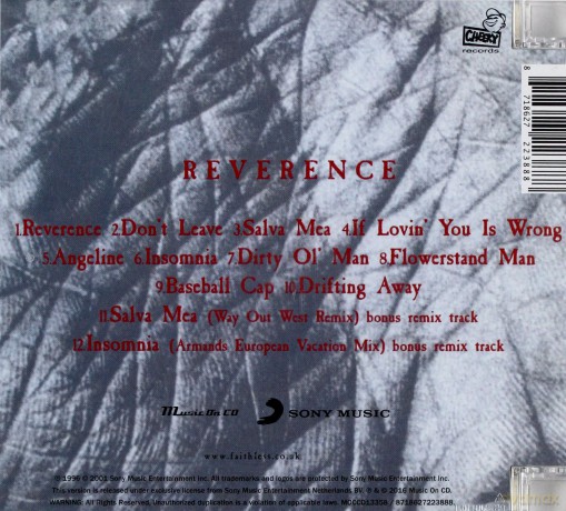 Faithless: Reverence + 2 [CD]