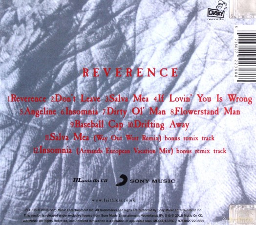 Faithless: Reverence + 2 [CD]