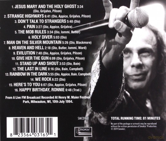 Dio: Ronnies Birthday Show [CD]