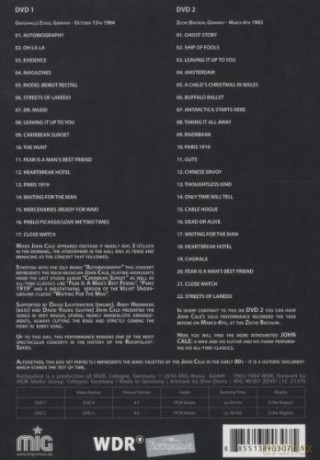 John Cale & Band: Live Rockpalast [2DVD]