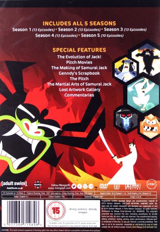 Samurai Jack Season 1-5 [10DVD]