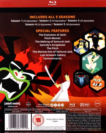 Samurai Jack The Complete Series (Incl. Seasons 1-5) [5xBlu-Ray]