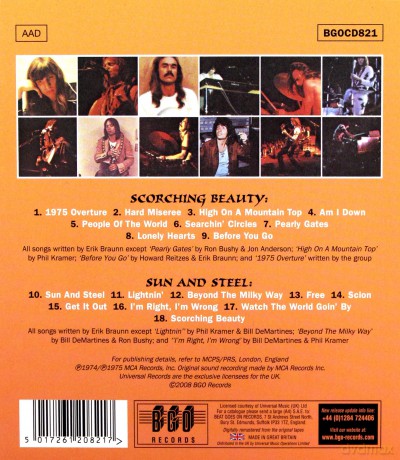 Iron Butterfly: Scorching Beauty/Sun And Steel [CD]