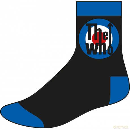 The Who: Target Black Sock UK Size 7-11 (Euro Sizes Approx Size 40-45)