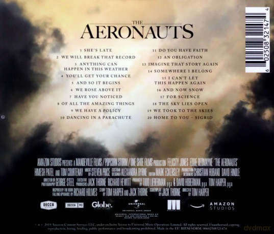 The Aeronauts soundtrack [CD]