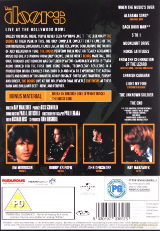 The Doors - Live At The Hollywood Bowl [DVD]