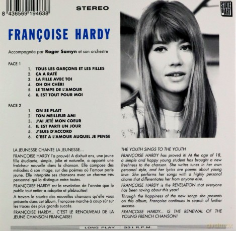 Francoise Hardy: Tous Les Garcons Et Les Filles [CD]