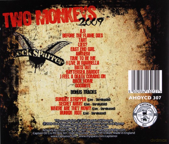 Cock Sparrer: Two Monkeys (2009) [CD]