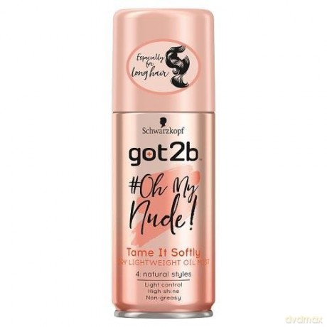 Schwarzkopf Got2b #Oh My Nude! Suchy Olejek do włosów w sprayu Tame It Softly 100ml