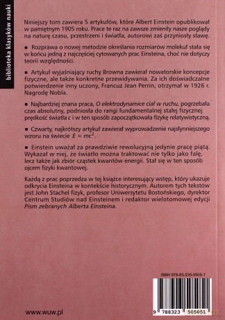 5 prac które zmieniły oblicze fizyki - Albert Einstein [KSIĄŻKA]