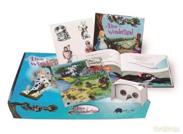 Alice in Wonderland Box set with VR glasses and accessories [KSIĄŻKA]