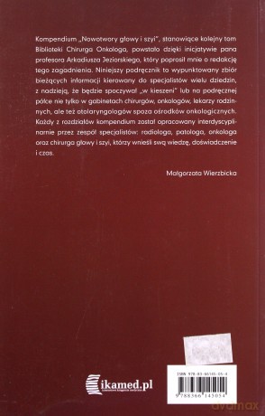 Biblioteka chirurga onkologa (Tom 1) 1 Nowotwory głowy i szyi [KSIĄŻKA]