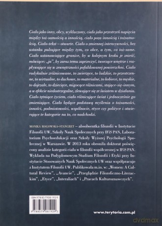 Ciało - poza Innością i Tożsamością - Monika Rogowska-Stangret [KSIĄŻKA]